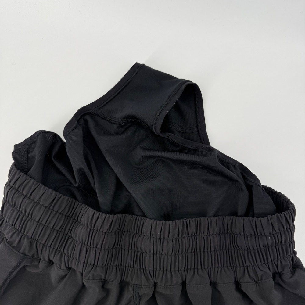 Lululemon Speed Up Shorts Black Mesh 2 Set Women's Size 4 Athletic Running - Picture 6 of 14